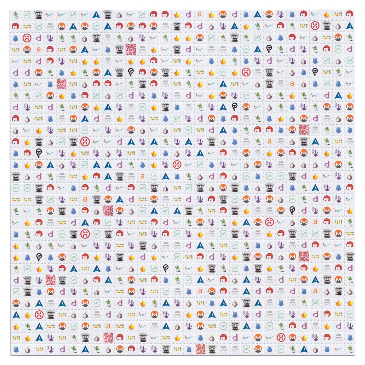 DEEP WEB ICONOGRAPHY MINI BLOTTER ARTWORK PRODUCT IMAGE 1